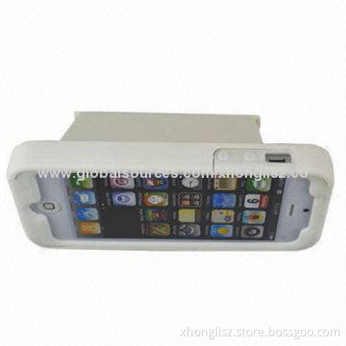 Silicone Mobile Phone Case for iPhone, Convenient Stand, Fashion Colors